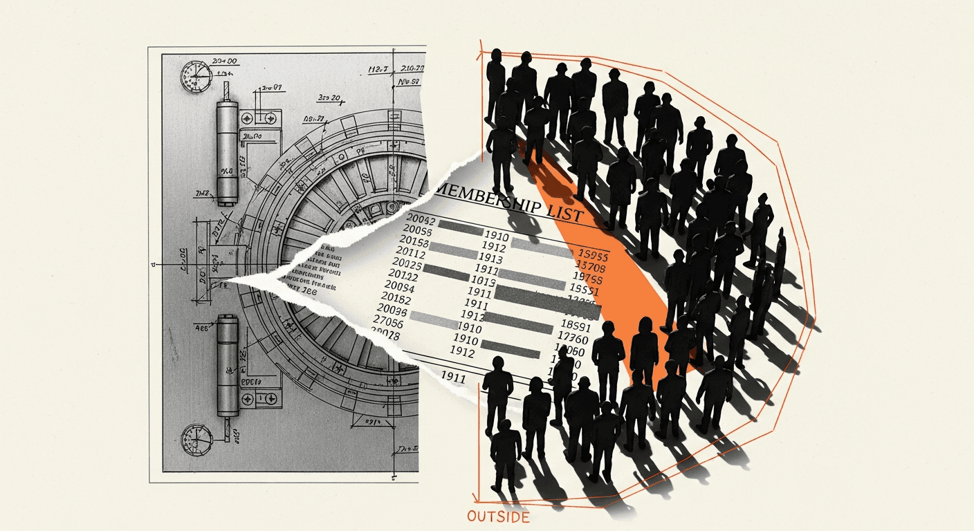 The Mythos Access Group's forty-company consortium represents a rupture in the premise that enterprise software sells to everyone — a named list where structural advantage, not price, is the gate.