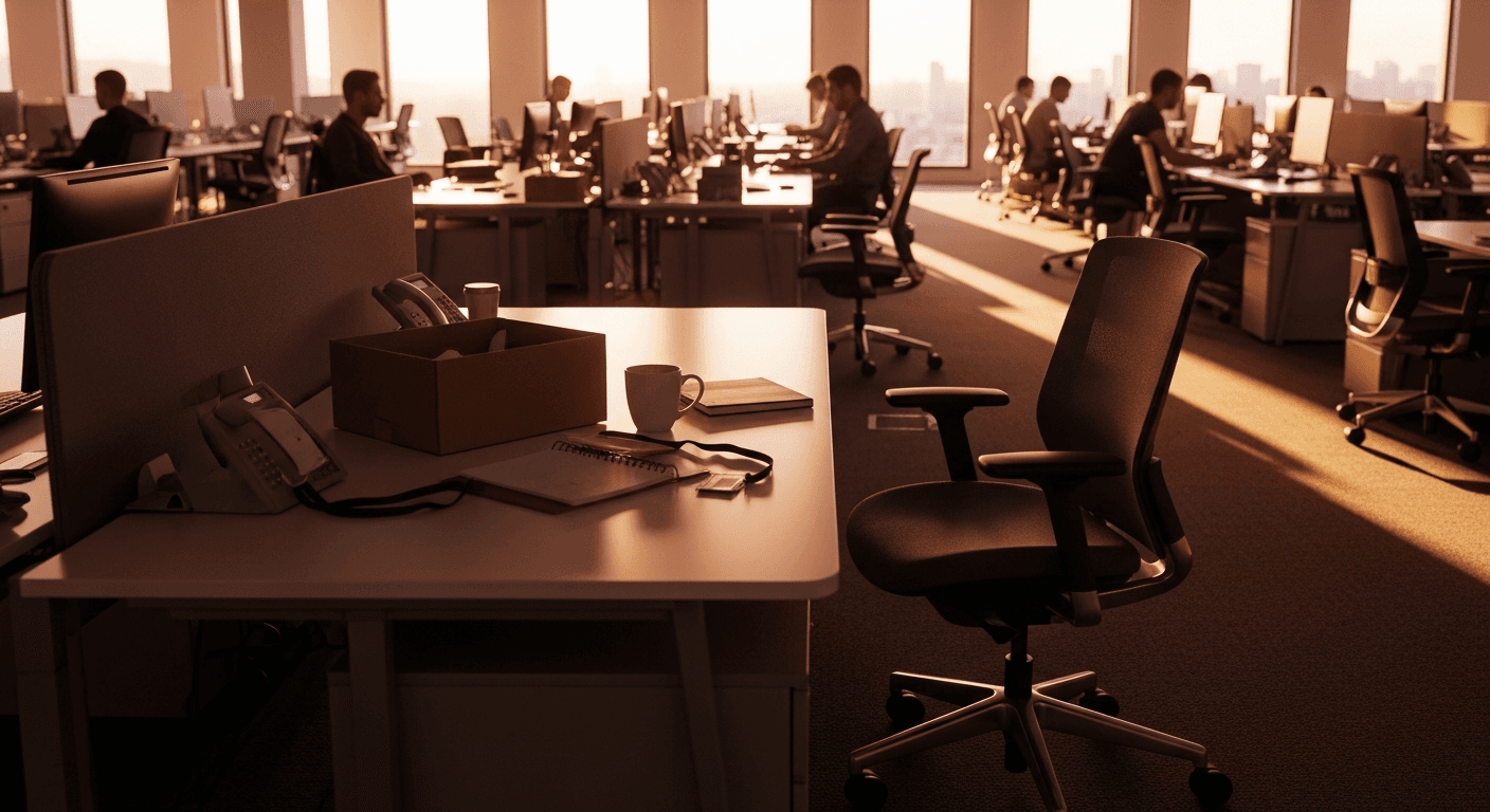 The bottom rungs of white-collar entry are disappearing not through dramatic layoffs but through the quiet non-renewal of positions that once converted ambition into career.
